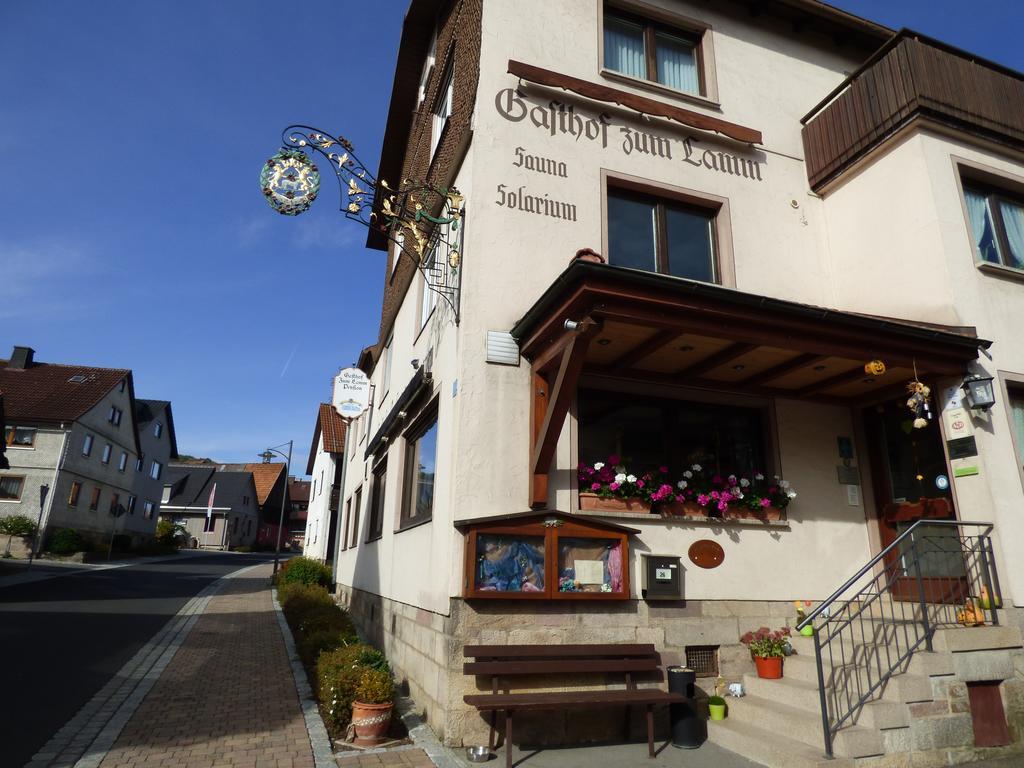 Pension Gasthof Zum Lamm Bischofsheim an der Rhön Eksteriør billede